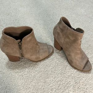 Carlos by Carlos Santana. Open toe bootie. Only worn three times.